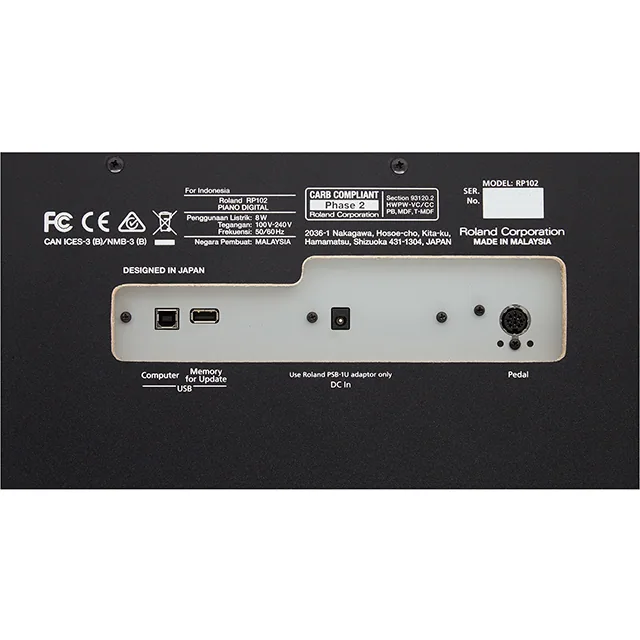 Roland RP-102 Digital Piano 88 Keys Electric Piano Keyboard 11