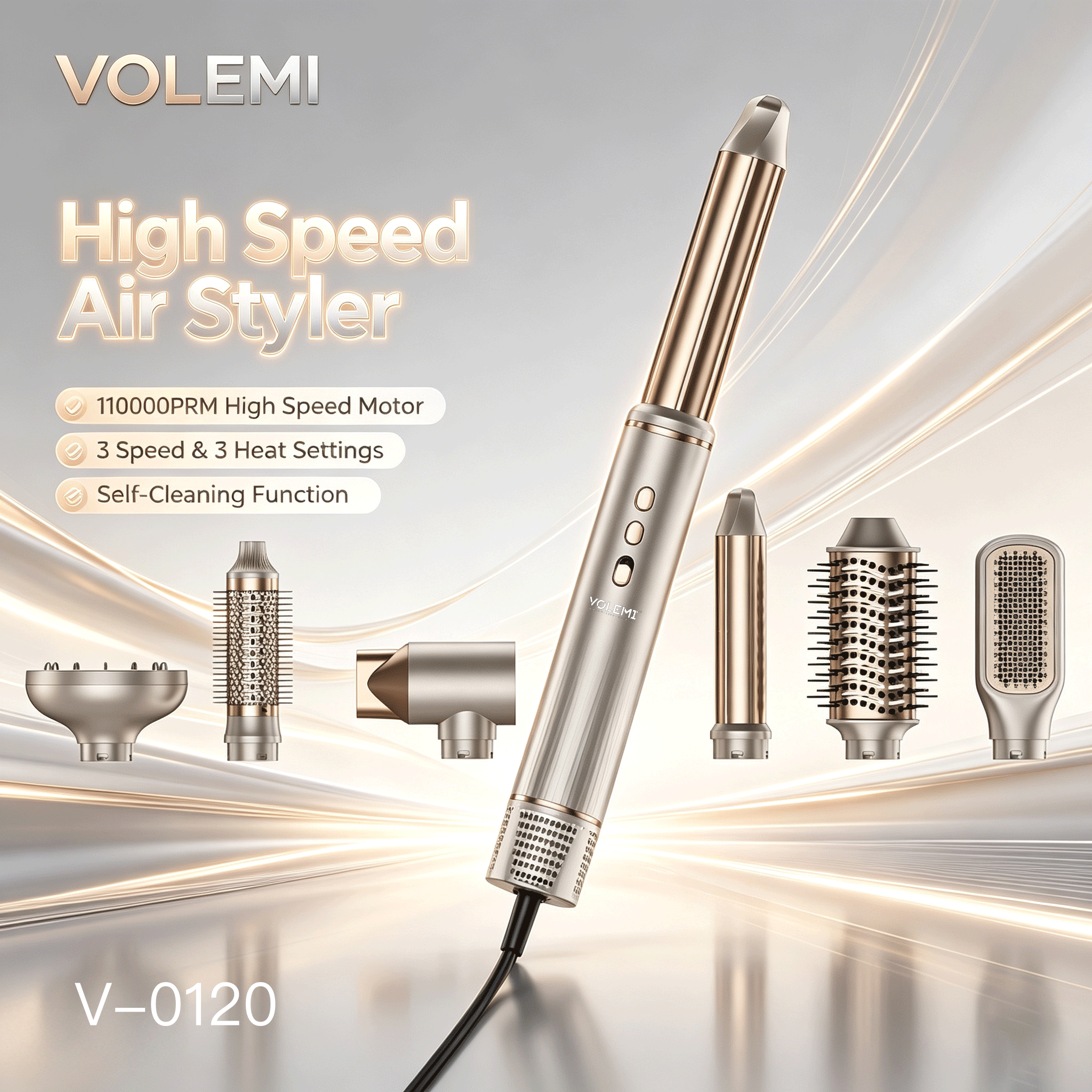 VOLEMI Multi-Piece Beauty Grooming Kit Gift Box V-0120