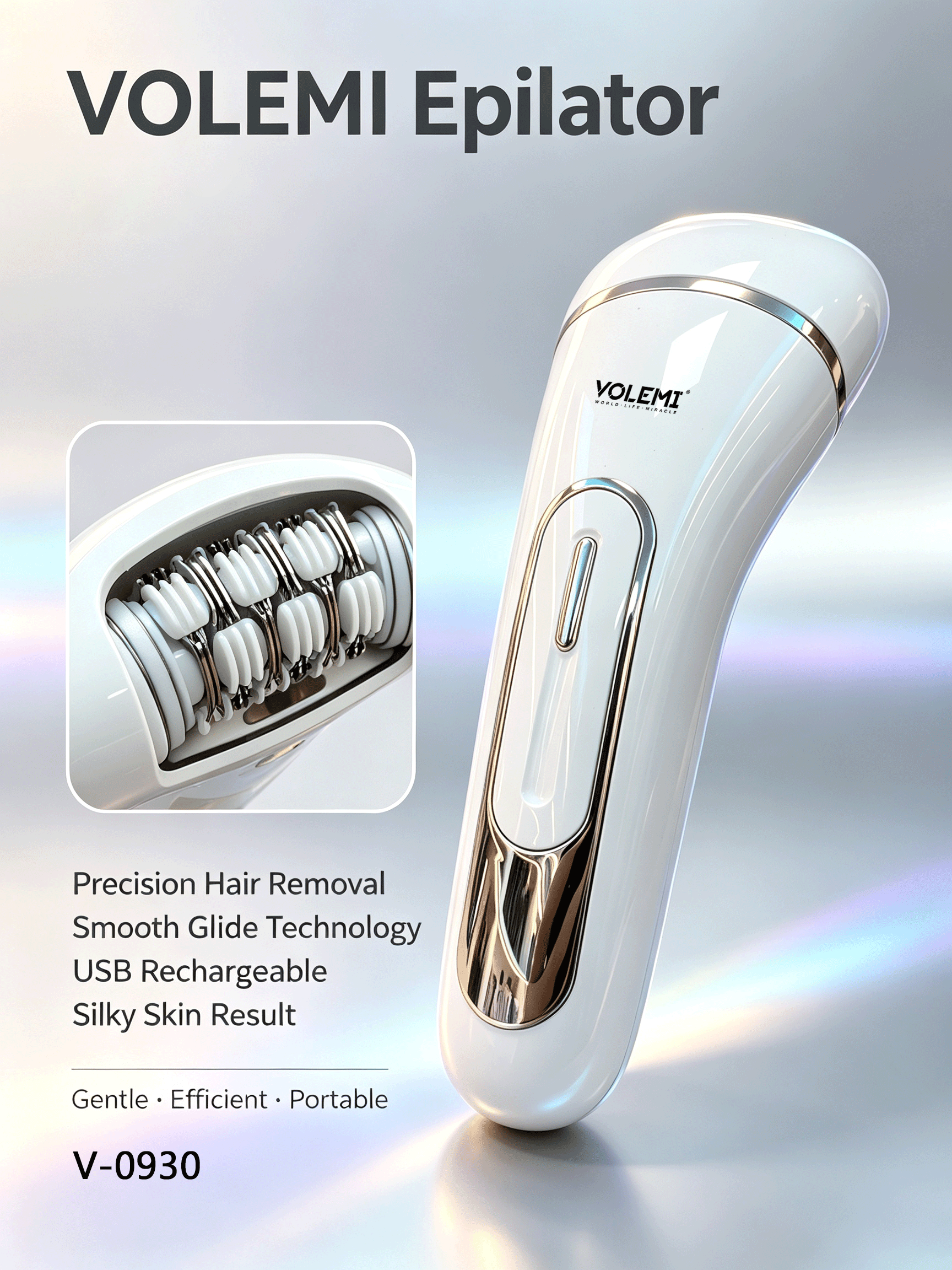 VOLEMI Multi-Piece Beauty Grooming Kit Gift Box V-0930