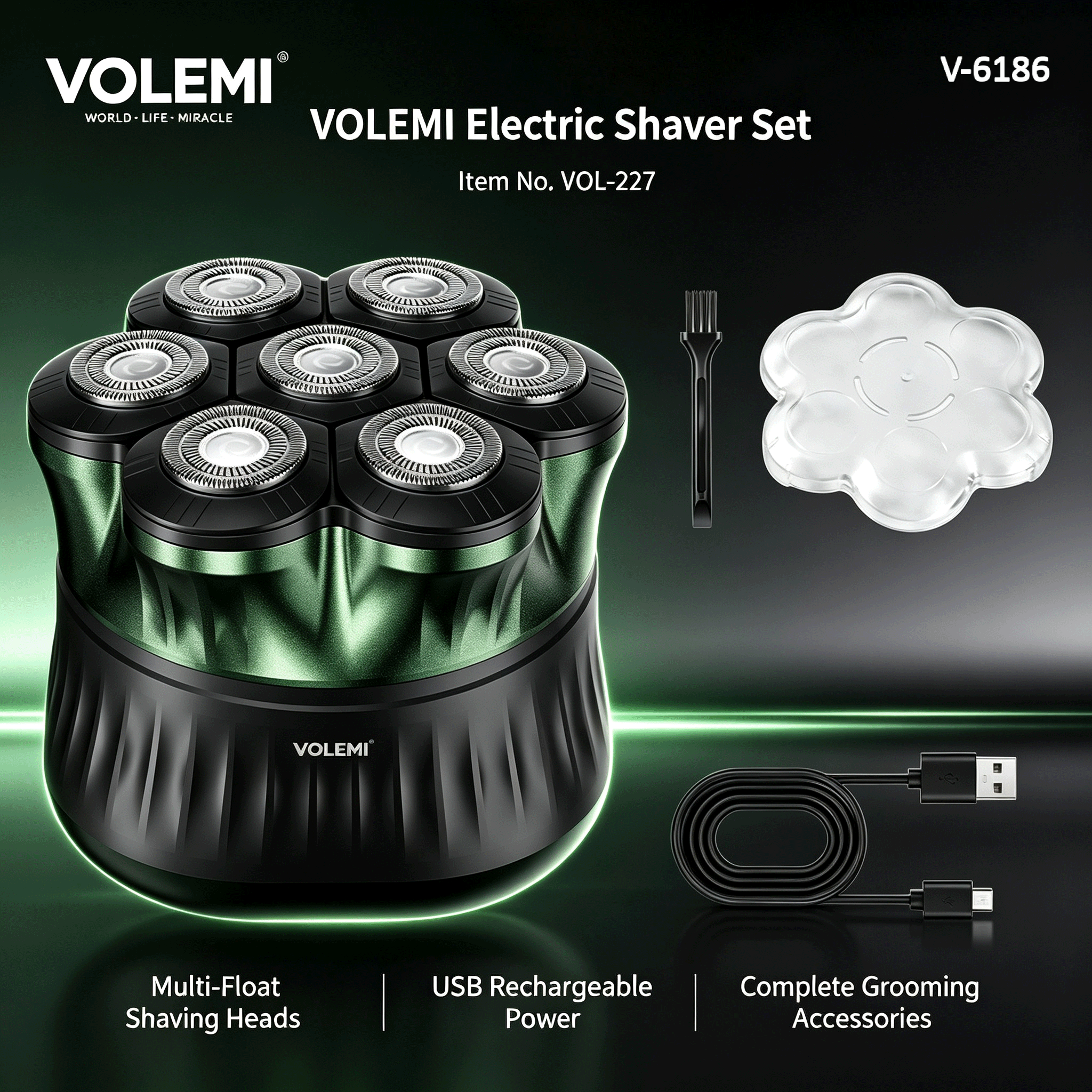VOLEMI Personal Care Replacement Accessory Durable Fit V-6186