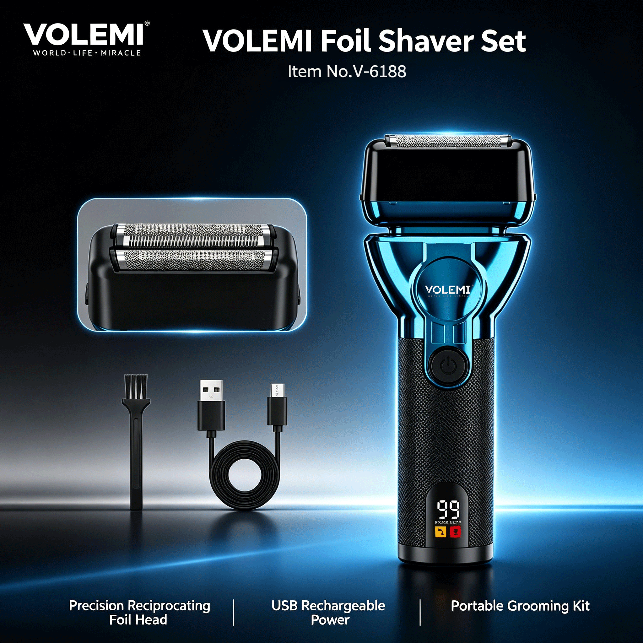 VOLEMI Personal Care Replacement Accessory Easy Swap V-6188