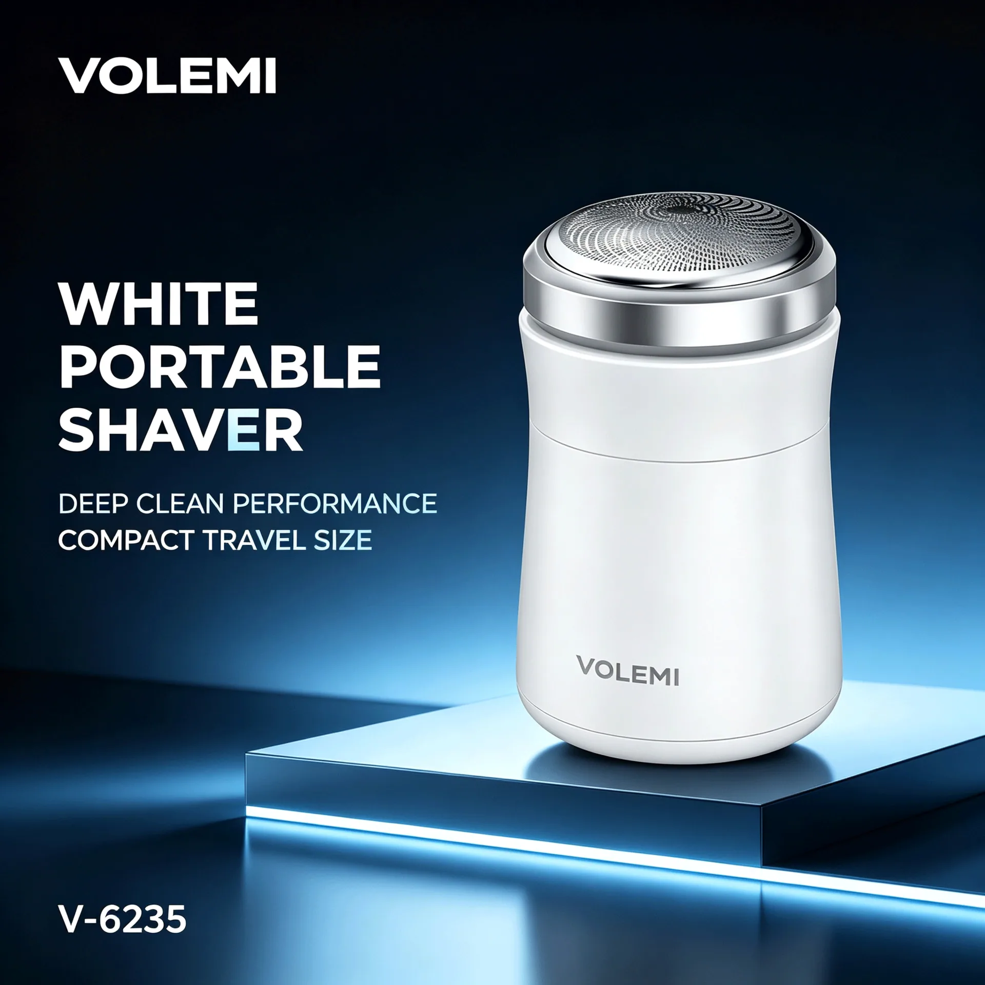 VOLEMI Men's Shaver Waterproof Rechargeable Travel Kit V-6235