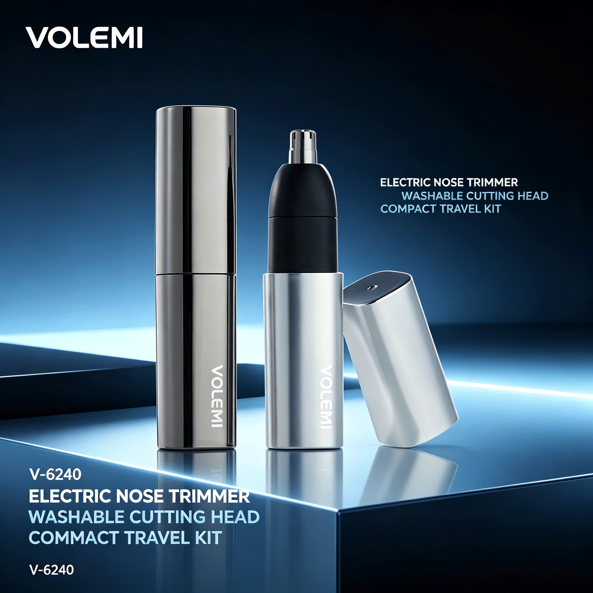 VOLEMI Hair Clipper Rechargeable Waterproof Washable Body V-6240