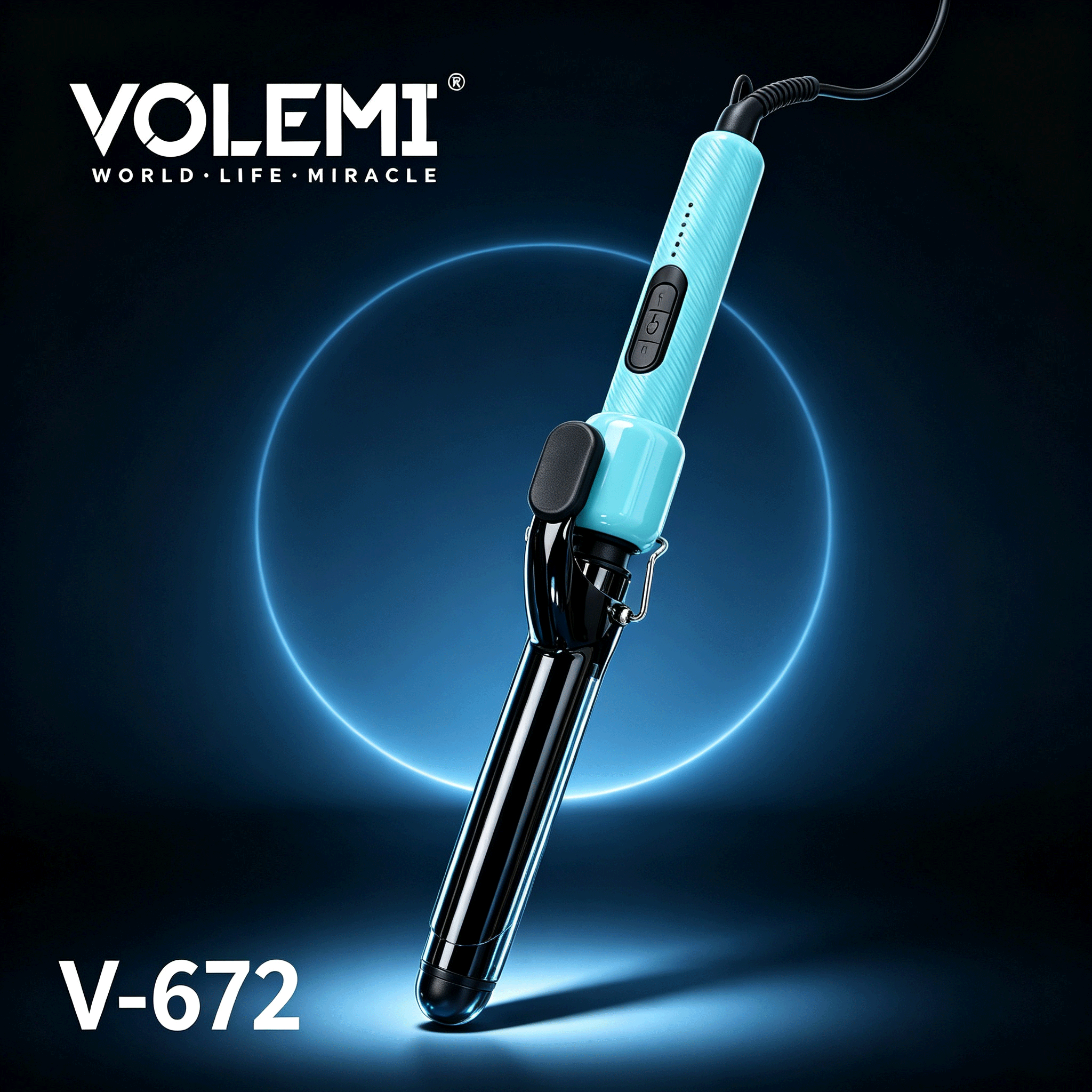 VOLEMI Ceramic PTC Hair Straightener Digital Display V-672
