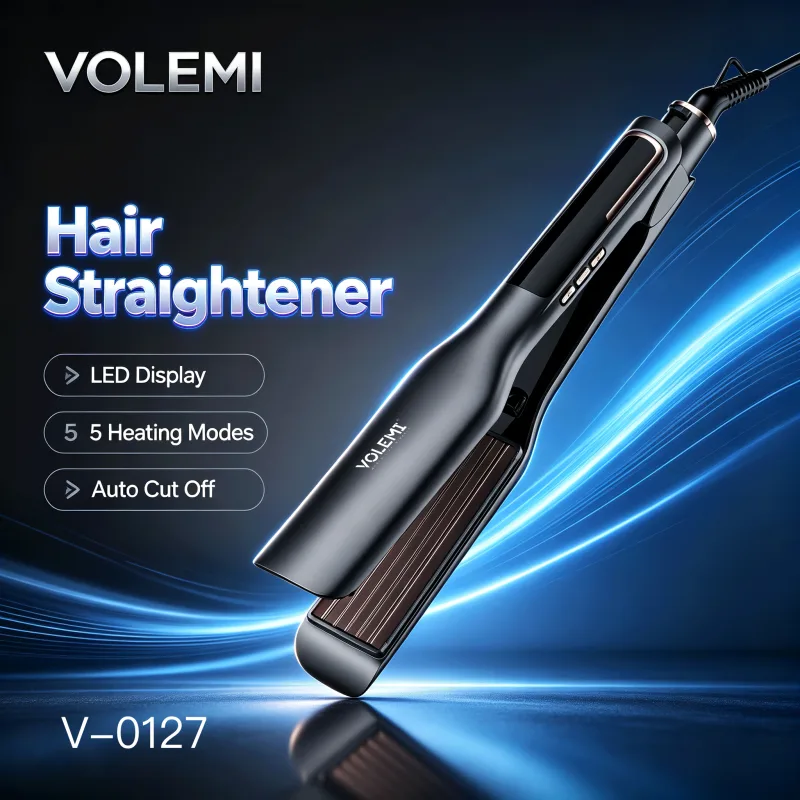 VOLEMI Ceramic PTC Hair Straightener Digital Display V-0127