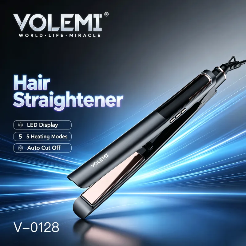VOLEMI Ceramic PTC Hair Straightener Slim Digital V-0128