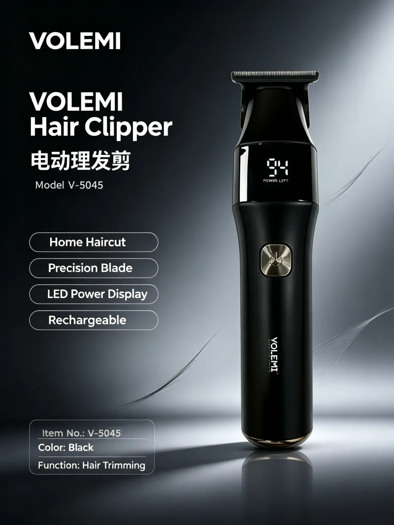 VOLEMI Professional Rechargeable Hair Clipper V-5045