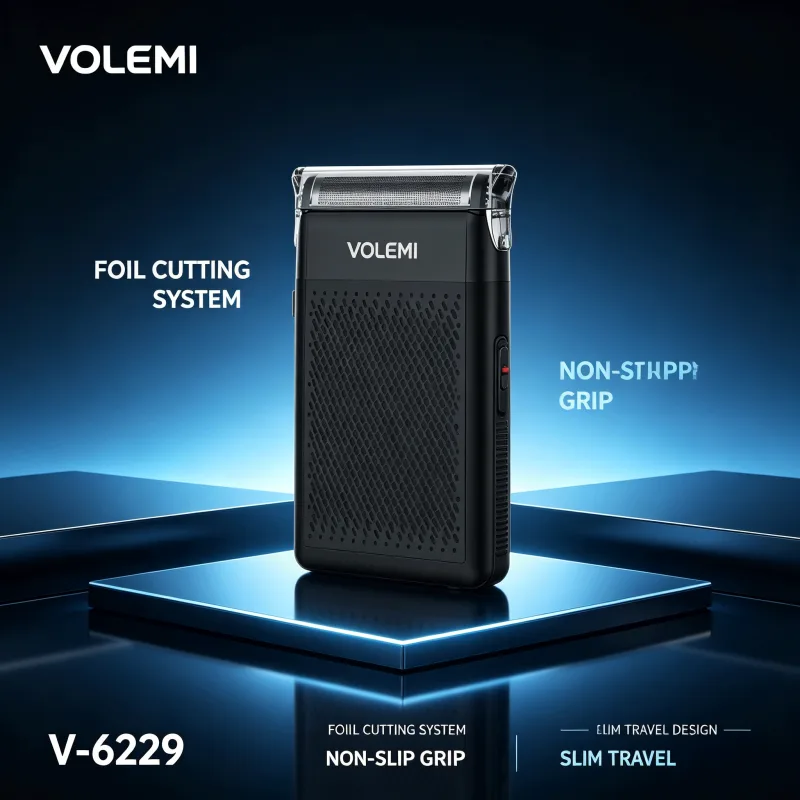 VOLEMI Men's Shaver Floating Foil USB Rechargeable V-6229