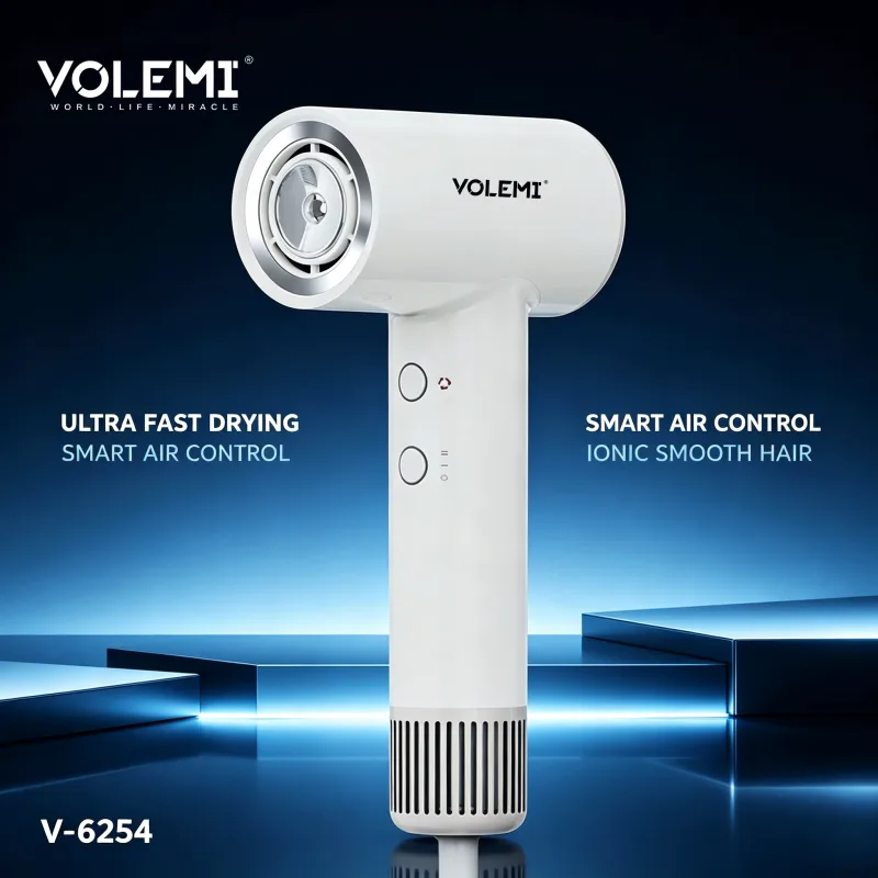 VOLEMI Lightweight Ionic Hair Dryer Home Salon V-6254