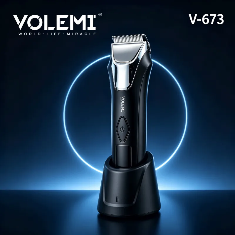 VOLEMI Type-C Rechargeable Hair Clipper Steel Blade V-673