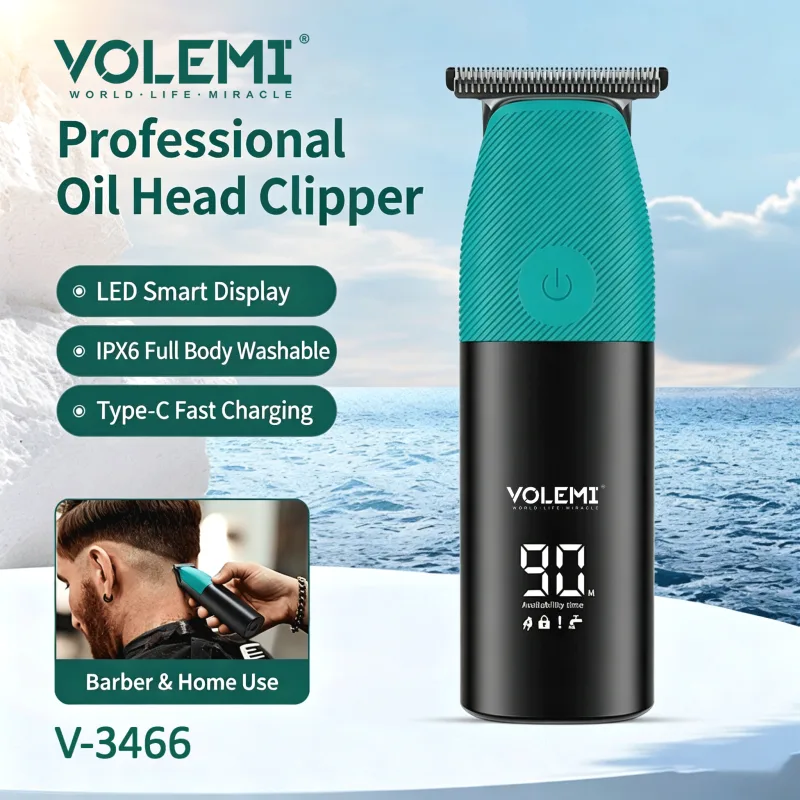 VOLEMI Men's Shaver Mini Floating Foil Wet & Dry USB Rechargeable v-5032