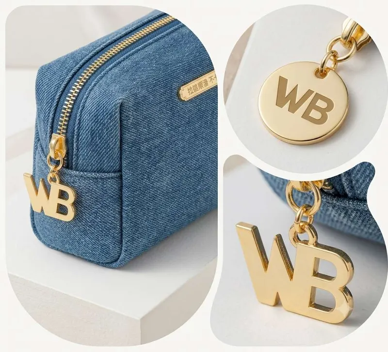 velvet & Denim customized cosmetics bag