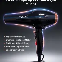 VOLEMI High Speed Brushless RGB Hair Dryer Black V-02054