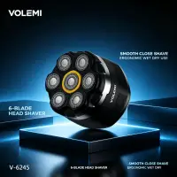 VOLEMI Men's Shaver Floating Foil Wet & Dry Type-C V-6245