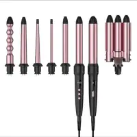 VOLEMI Ceramic Barrel Curling Iron Multi-Heat Settings V-3234